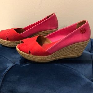 Tory Burch Filipa Wedge Size 10
